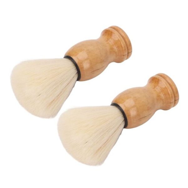 Shaving brush, barber brush, men&#39;s, facial cleansing, portable, soft, easy to grip, Christmas gift, 2 pieces