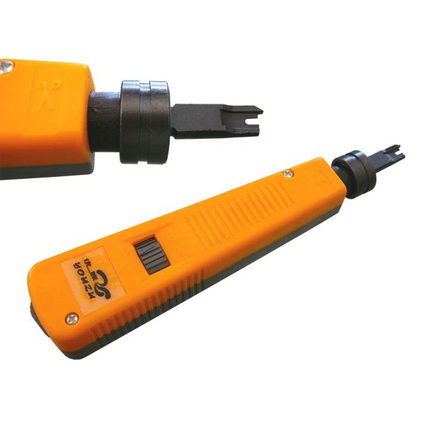 Kalea-INFORMATIQUE Network Tool Impact Punch Down Tool for Terminations 110/88 - Variable Pressure - YZ110
