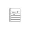 plastic pockets VARIO, 6-way division, black film