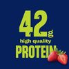 Elite High Protein Shake, Strawberry, 42G Bottle, 14Oz, 12 Pack