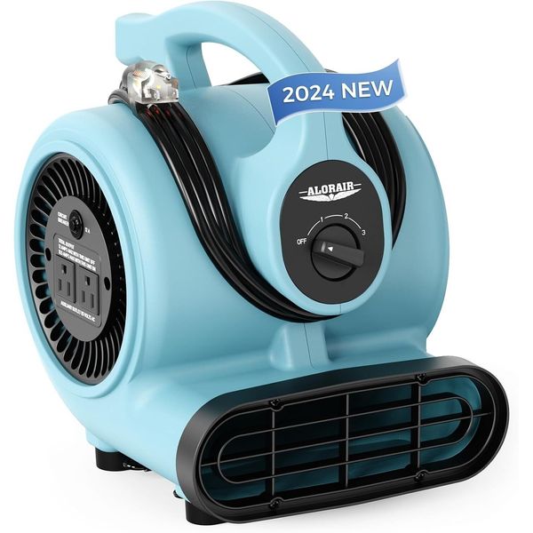 ALORAIR (2024 New) 600 CFM Air Mover Blower Fan for Industrial/Workshop/Home Use