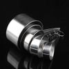 Nikou 5Pcs Measuring Cups Set, Stainless Steel Measuring Spoon Set Stackable Rust Resistant Baking Cooking Tool Liquid Dry Ingredients Measuring