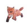 Miniature Hand Carved Wood Fox | 6 Pieces