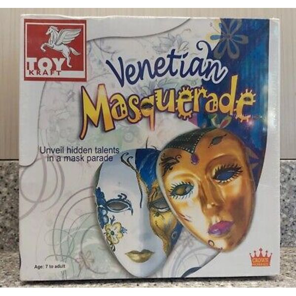 Venetian Masquerade Mask Making Kit 3 Pegasus Toy Kraft 39441 2016 Sealed