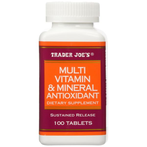 Trader Joe's Multi Vitamin & Mineral Antioxidant 100 Tablets