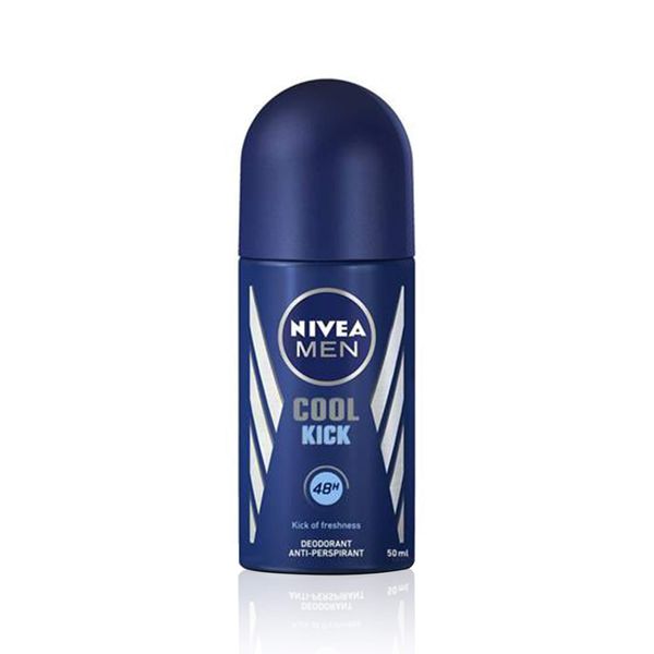 Nivea Men Cool Kick Roll-On Antiperspirant Deodorant, 50 ml