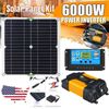 110V 6000W Complete Solar Panel Kit Solar Power System Generator 100A Home Grid