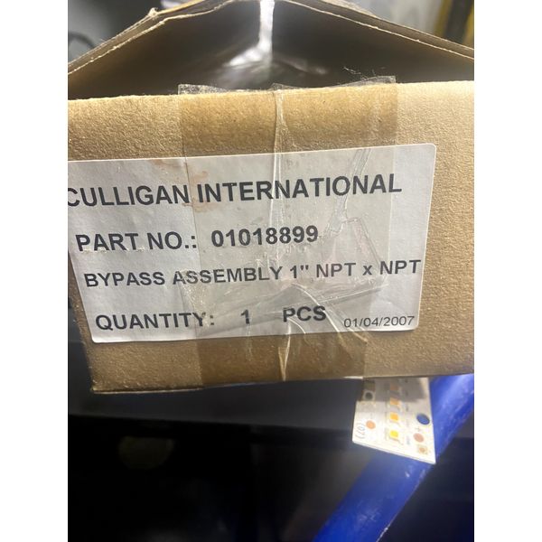 Culligan 1" Bypass Valve Water Softener 01018899