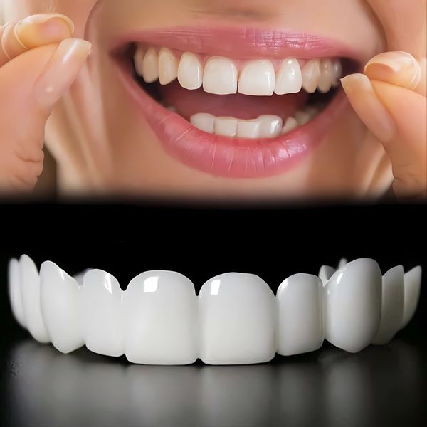 super comfortable fake teeth upper perfect smile fit flex teeth fake teeth cover practical teeth whitening teeth fit