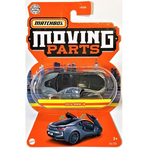 Matchbox Moving Parts 2016 B-M-W i8 [Gray] 36/50