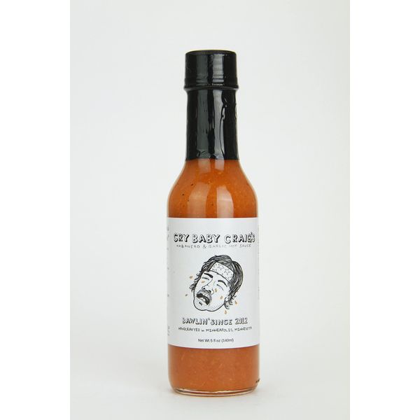 Cry Baby Craig's Habanero and Garlic Hot Sauce - (12 Pack)