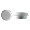 50 9/16" White Plastic Flush Type Hole Plugs 7/8" Head