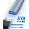 7 Ports, USB 3.0 High Speed, USB & USB-C, Aluminum Hub, Smartphone/PC Compatible, Data Transfer, Durable Metal Design, Compatible with Windows, MacOS, Linux, Android
