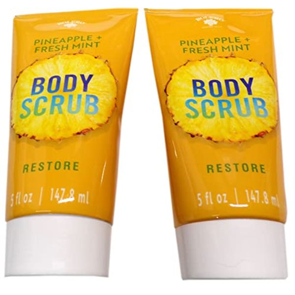 Body Scrub Pineapple & Fresh Mint Restore 5fl oz (147.8ml) (Set of 2 Pack)