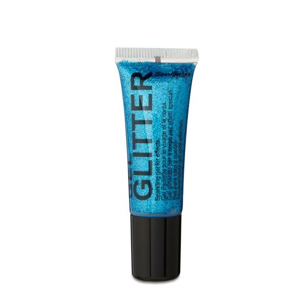 Gel Glitter Blue. Sparkling Glitter for your face & body with fine nib applicator