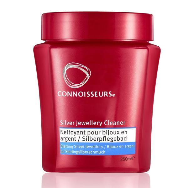 Connoisseurs Jewellery Cleaner | Silver Cleaner for Jewellery | 8oz Sterling Silver Polish for Necklaces, Rings & Earrings | Clean, Shine & Protect