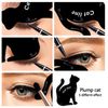 TailaiMei Eyeliner Stencils, Soft Silicone Material Smoky Eyeshadow Applicators Guide Template Tool