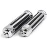 Szmsmy Universal Bike Handle Grip Skull Chrome 25mm