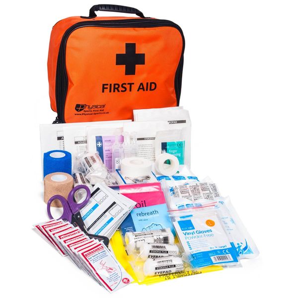Astroturf First Aid Kit in Orange Bag