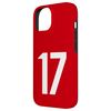 iPhone 14 Number 17 in white pocket style version Case