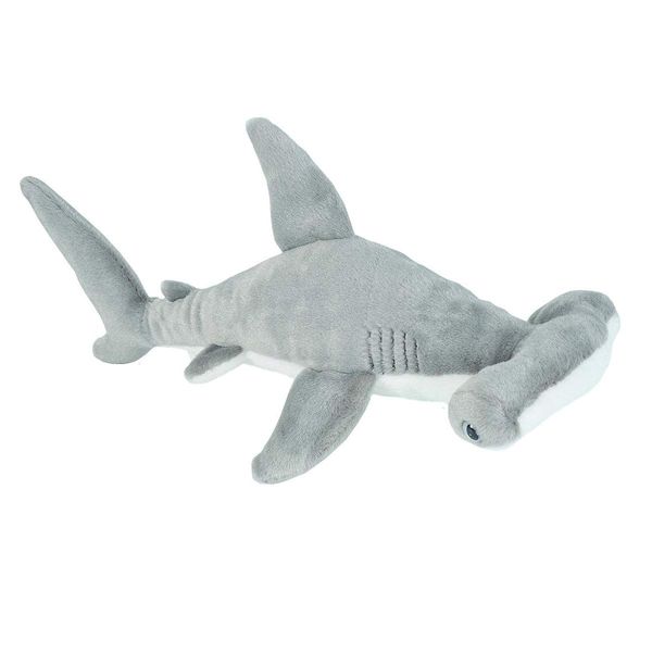 Wild Republic Hammerhead Shark Plush, Stuffed Animal, Plush Toy, Gifts for Kids, Cuddlekins 13 inches