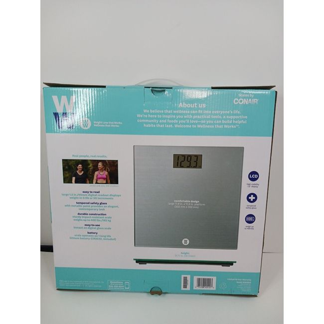Brushed Metal Scale - Weight Watchers