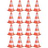 HUDORA Pylons (Pack of 16, Orange/White)