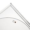russell+hazel Acrylic Carousel Bloc Accessory Tray, Clear, 8.5" x 8.5" x .683"