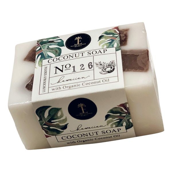 Island Essence Maui Organics Hawaiian Bath and Body Confetti Soap (Hawaiian Coconut)