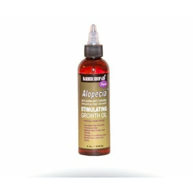 Barber Shop Aid Alopecia Amazing Hair Growth Stimulating Growth Oil 4 oz