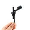 MTQY 2PCS Black PP Plastic Water Level Sensor Aquarium Side Mounted Horizontal Liquid Float Switch 220V DC