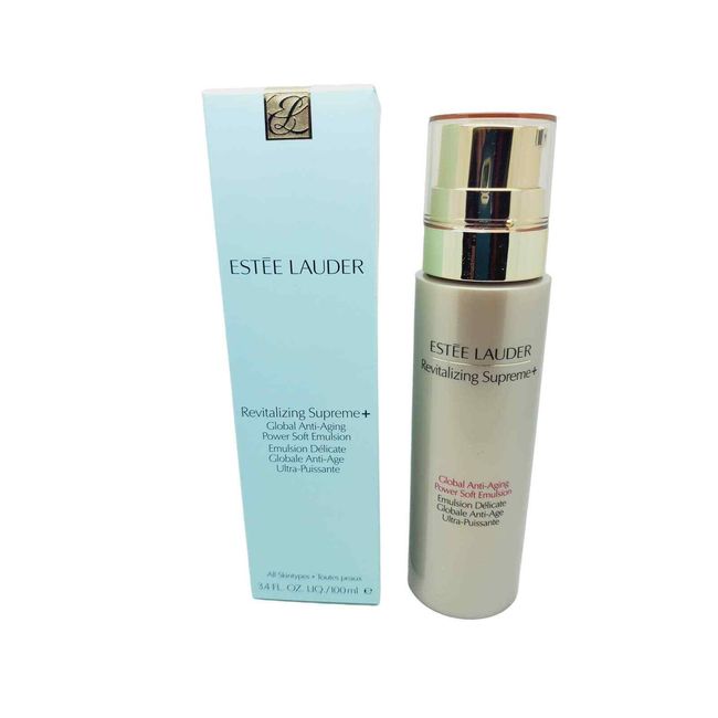 Estee Lauder Revitalizing Supreme + Global Anti-Aging Power Soft Emulsion 3.4 OZ