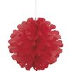 Unique Party 63235 - 30cm Flutter Red Tissue Paper Ball