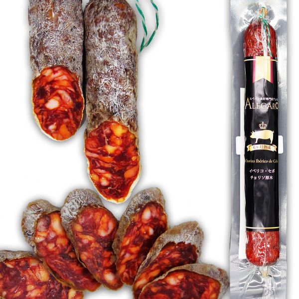 Alegaro Chorizo, Iberico, Sebo, Spain, 6 Months, Long Aging, 6.3 oz (180 g)