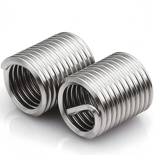 M5 x 0.8mm x 3D Helicoil Wire Inner Thread Inserts, Coiled Wire Helical Screws, 304 Stainless Steel, Metric, 80Pcs
