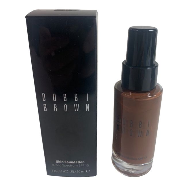 NEW BOBBI BROWN Skin Foundation Broad Spectrum SPF 15 1 Oz Espresso 10