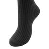 Valerit Women's Compression High Socks, Ballelite Compression Rib High Socks, gray