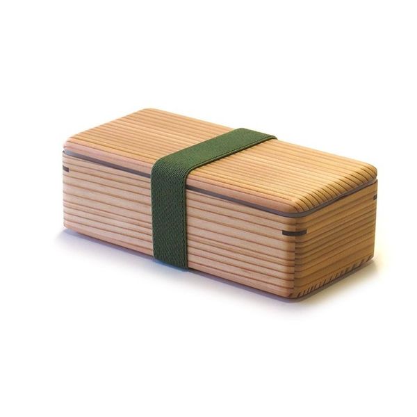 Umezawa Ancient Sugi Cedar Lunch Box Handmade Wooden Bento Box