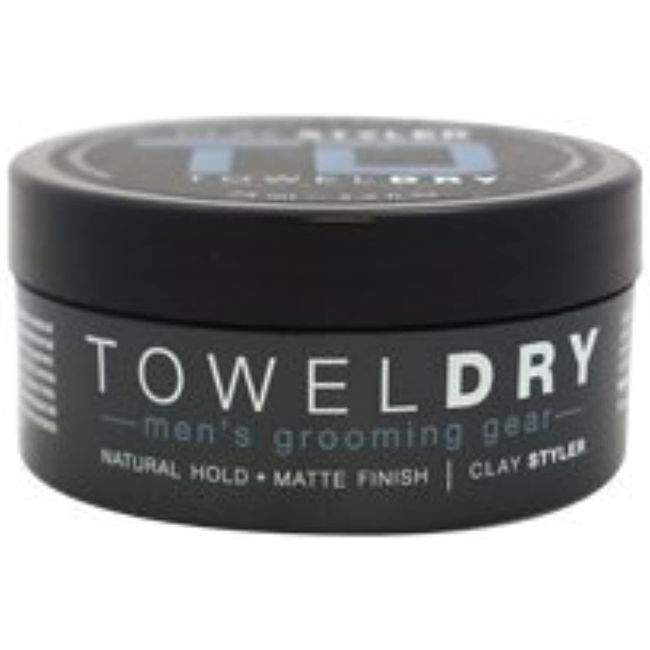 Towel Dry Clay Styler for Men, 2.5 Ounce