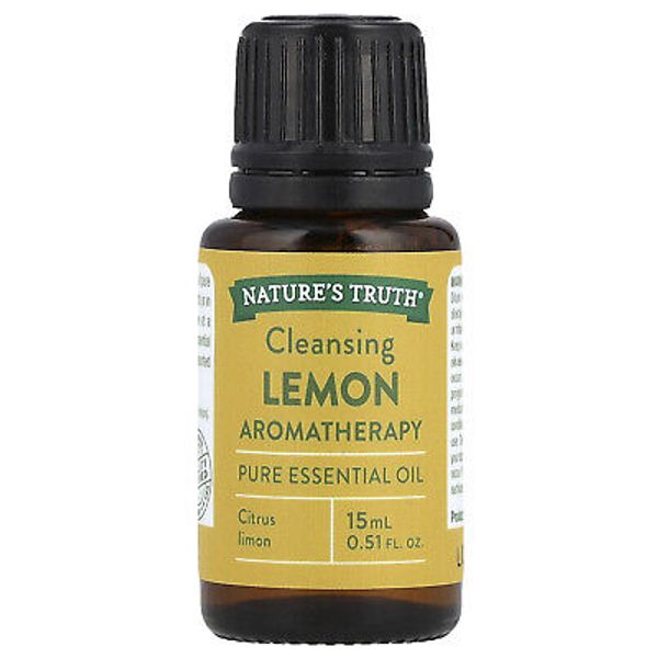 Pure Essential Oil, Cleansing Lemon, 0.51 fl oz (15 ml)