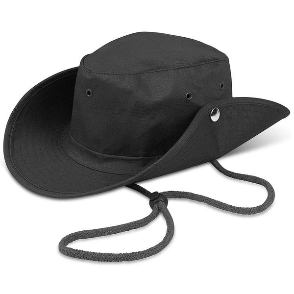 Ritte Fischerhüte, Fischerhut Strand Faltbar Buschhüte Cap Fischerhut Sonnenhut Im Freien Sun Hat Elegant Faltbar Breite Krempe Unisex Hut Wasserdicht Schnelltrocknend und UV Schutz (Schwarz)