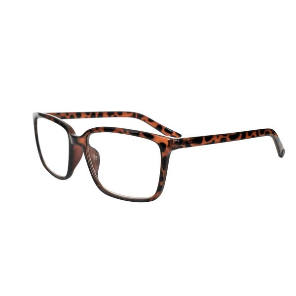 Fads & Fashions Unisex Stylish Reading Glasses All Metal Spring Hinges +1.0+1.5+2.0+2.5 DX1 (Tortoise, 1.5)