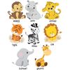 Personalized Safari Washcloth