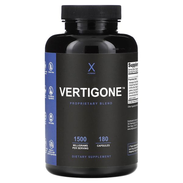 Vertigone, 1,500 mg, 180 Capsules (500 mg per Capsule)