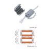 Sanwa Supply TEL-NF2N Ferrite Core