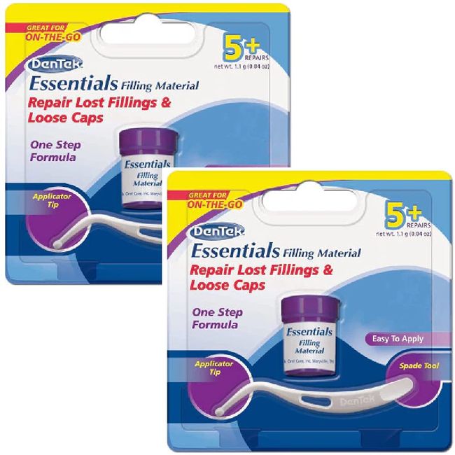 Dentek Essentials Temporary Tooth Repair Kit For Lost Fillings Caps Crowns