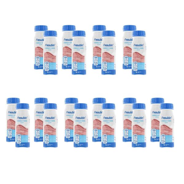 20x 200ml Fresubin Energy Fibre DRINK Erdbeere - im exclusiven ConsuMed Bundle inkl. Produktplakat