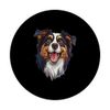 Australian Shepherd | Aussie | Cartoon Artwork PopSockets Swappable PopGrip