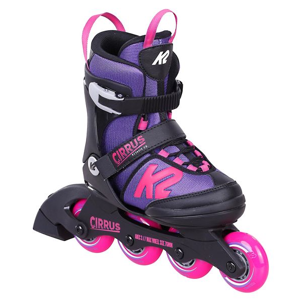 Inline Skate Kids Junior K2 K-2 CIRRUS GIRLS PURPLE 22-25.5 PURPLE