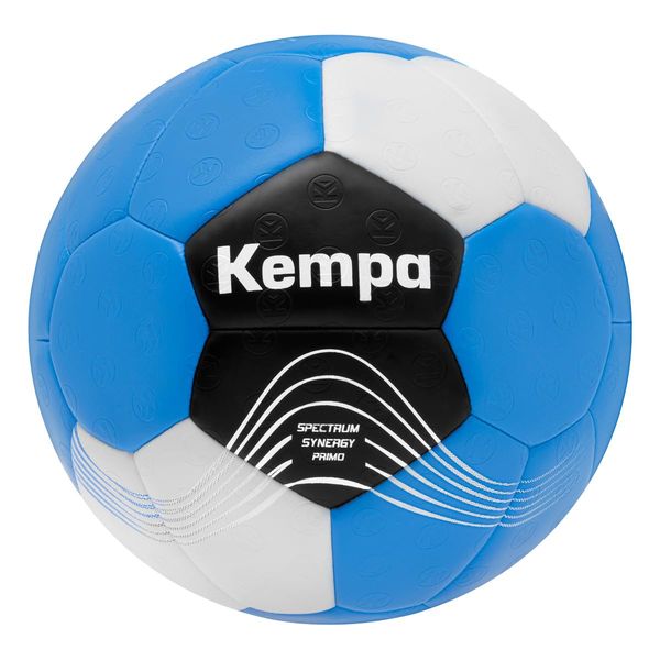 Kempa Kinder und Erwachsene Spectrum Synergy Primo Handballball, bleu de suède/Blanc, 1